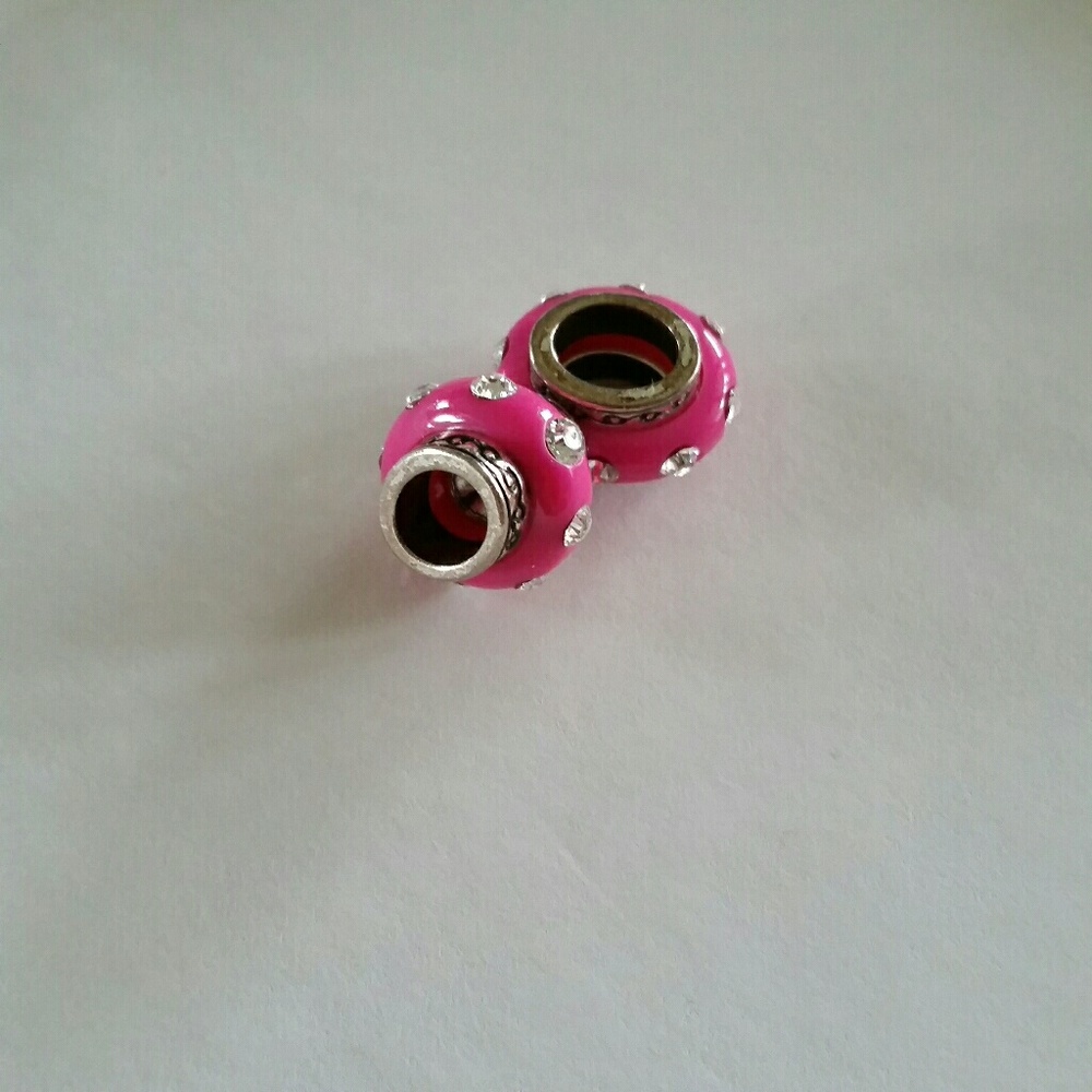 Brighton pink beads (Set of 2)